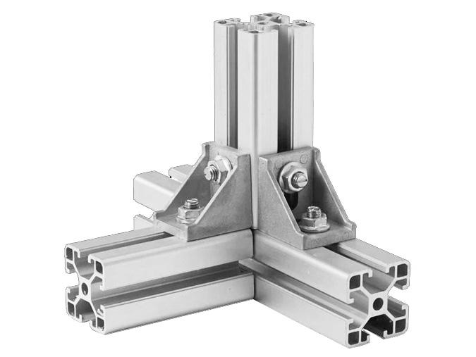 Extrusion de fente en T en aluminium personnalisée pour porte-fenêtre