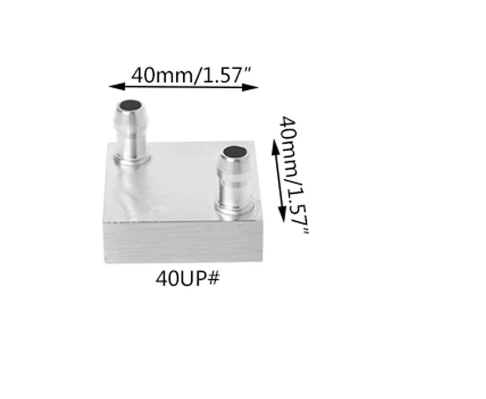 Plaque froide liquide de processeur brasée sous vide OEM